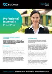 Professional Indemnity Insurance in Australia | BizCover