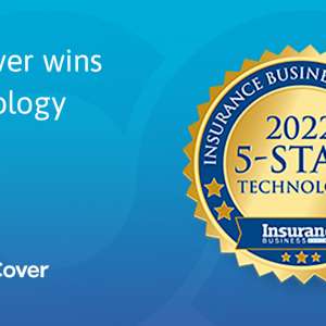 BizCover wins the Insurance Business Magazine five star technology award 2022