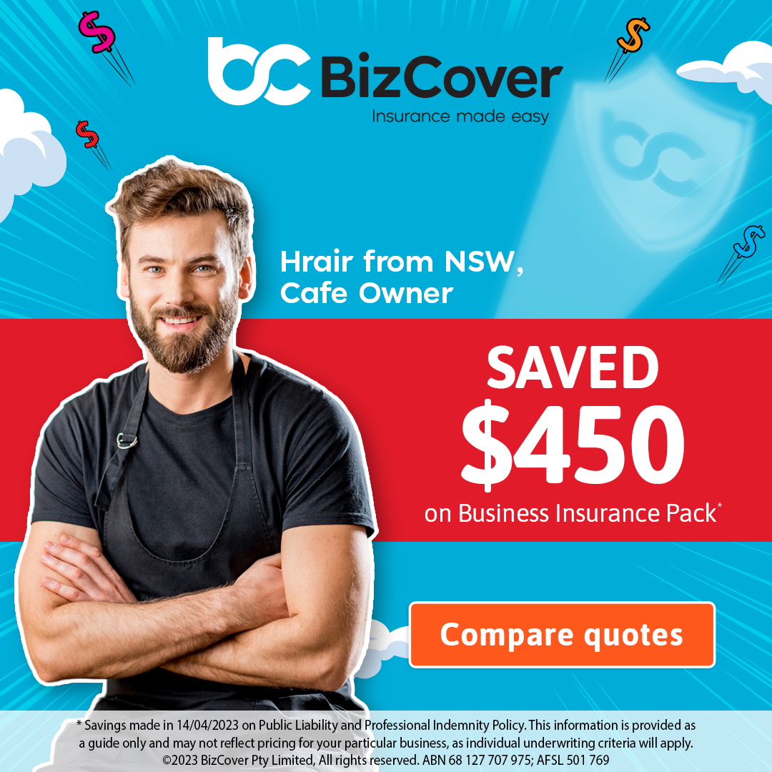 Hrair from NSW save $450 on Business Insurance Pack