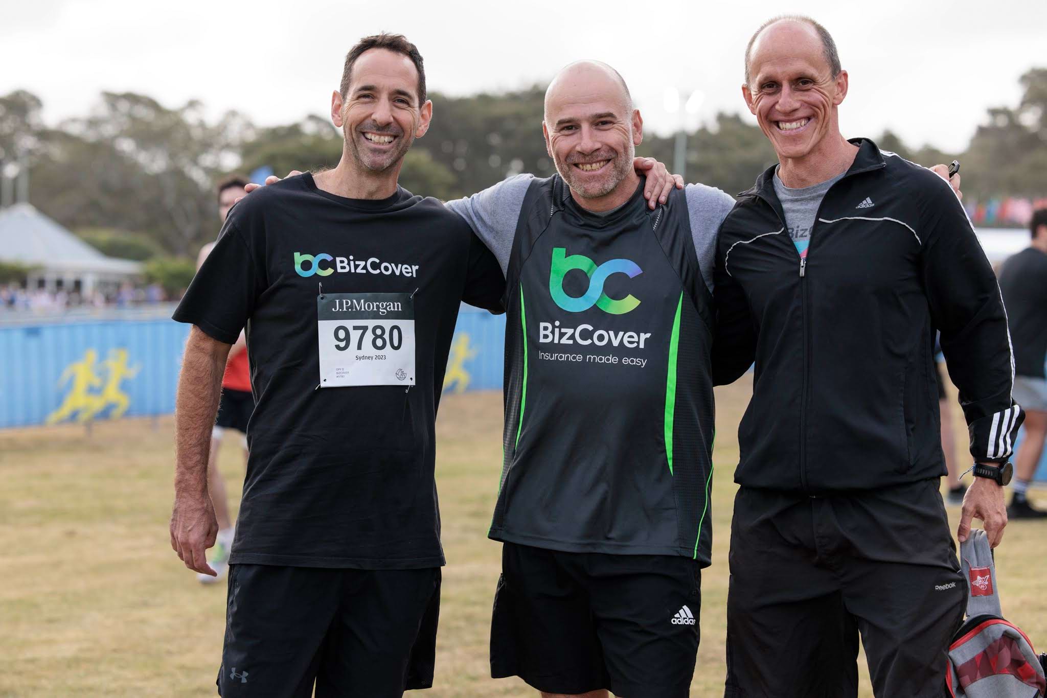 BizCover JP Morgan Run: Michael, Brad and Jimmo