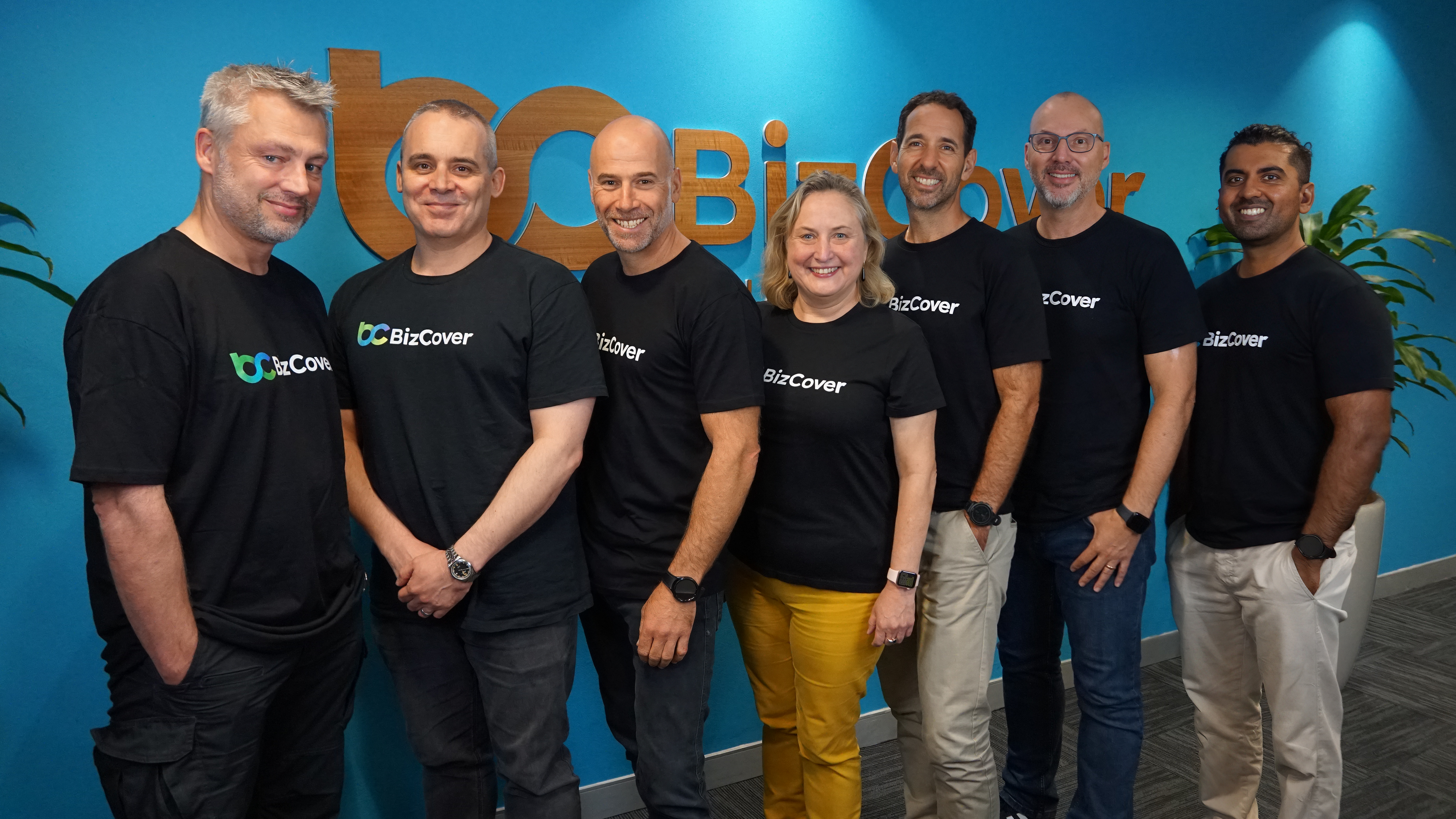 (From L-R: Bjorn Meier, COO; Dino Tius, CIO; Brad Miller, GM; Sharon Kenny, Head of Marketing; Michael Gottlieb, CEO; Grant Williams, Head of Intermediated Business; Ricky Prasad, Head of Finance.)