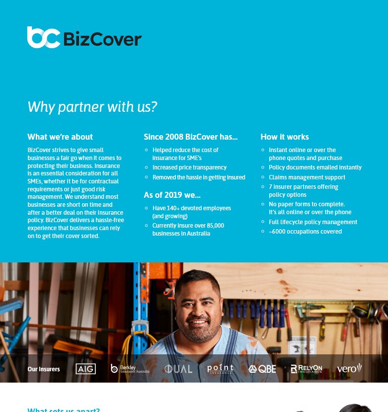 BizCover Partnership Referral Portal