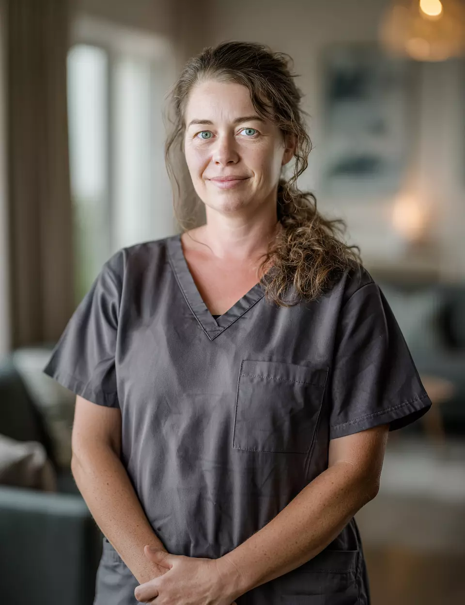 Aged care, support care worker