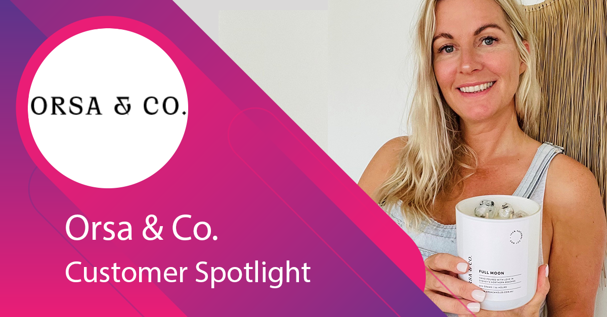 Customer Spotlight: Orsa & Co’s calming candles